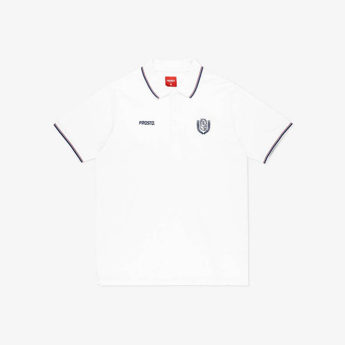 Prosto Klasyk koszulka męska polo Woods white