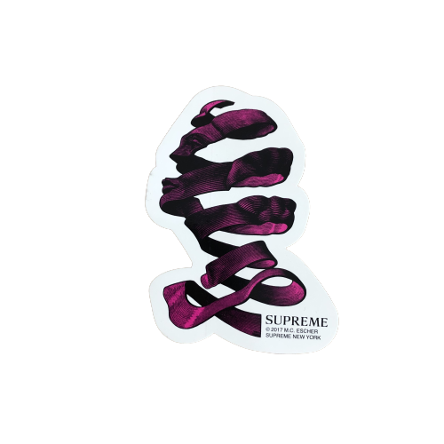 Wlepka Supreme sticker Magenta