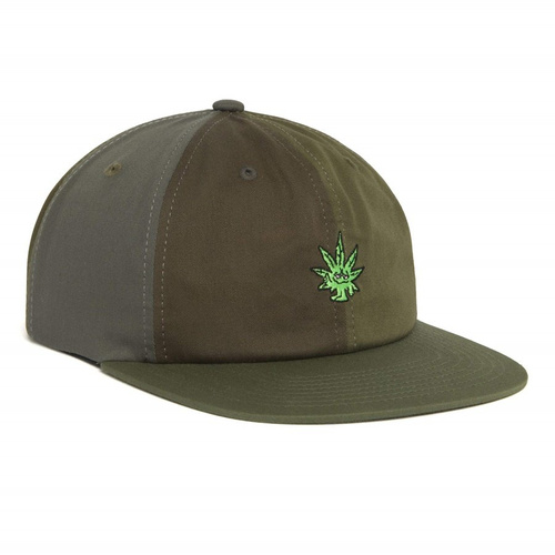 HUF snapback Easy Green Contrast olive / graphite