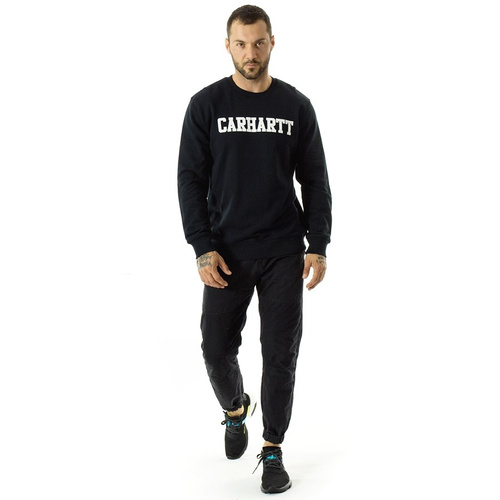 Bluza męska Carhartt WIP crewneck College black / white