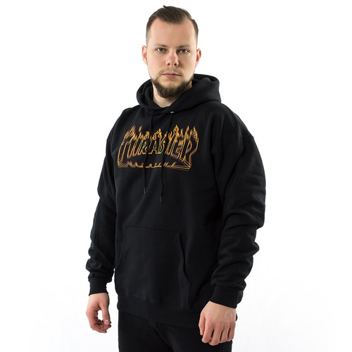 Thrasher sweatshirt hoody Richter black