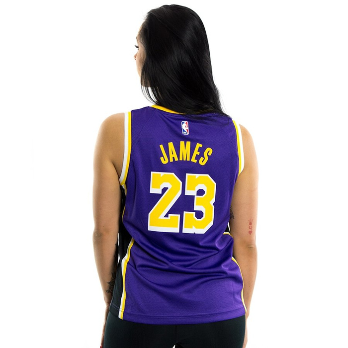 Damska koszulka koszykarska NBA Jordan swingman jersey Statement Player Los Angeles Lakers Lebron James purple (kolekcja młodzieżowa)