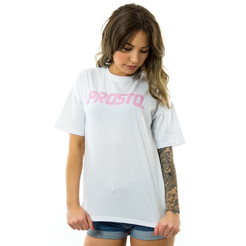 Koszulka damska Prosto Klasyk t-shirt Boyfrind white