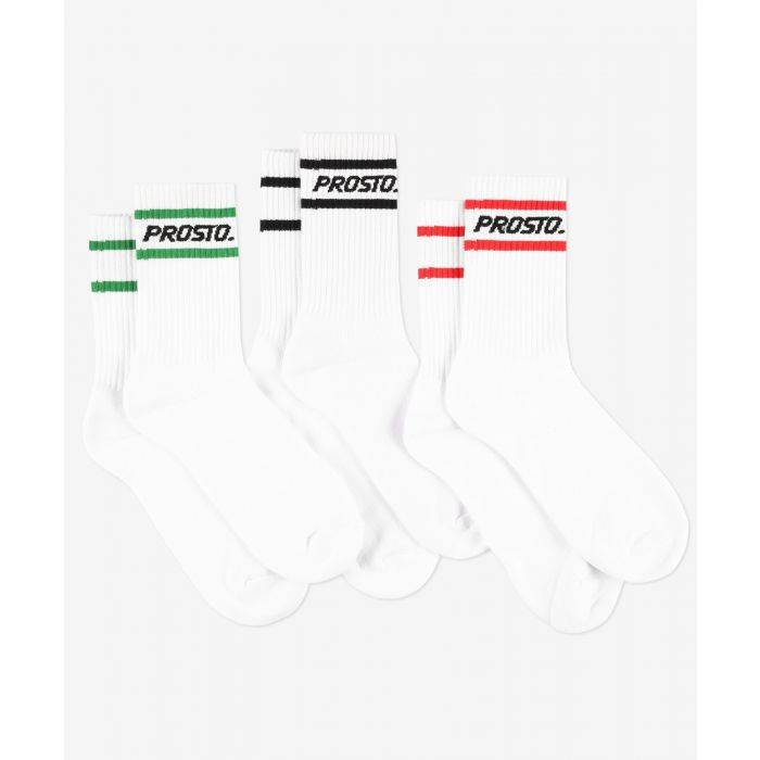 Prosto Klasyk Skarpety męskie socks Croz white (3pack)