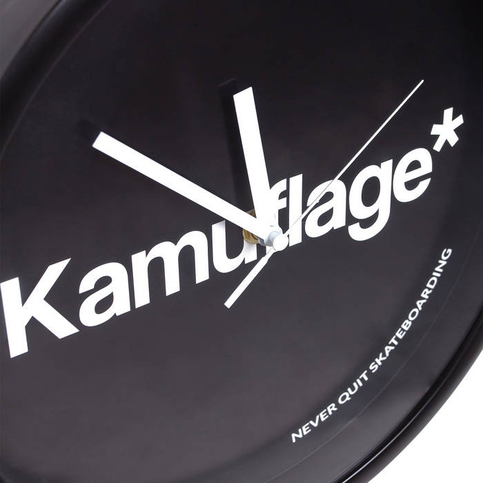 Kamuflage* clock Time Is Money black