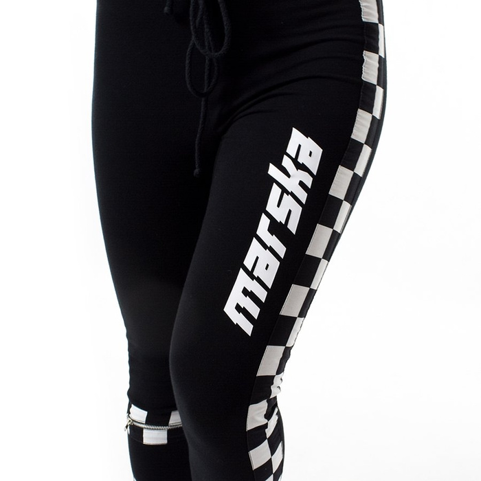 Spodnie dresowe Marska sweatpants Checkerboard black