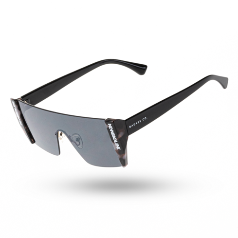 NewBadLine sunglasses Trapstar black print / flash black