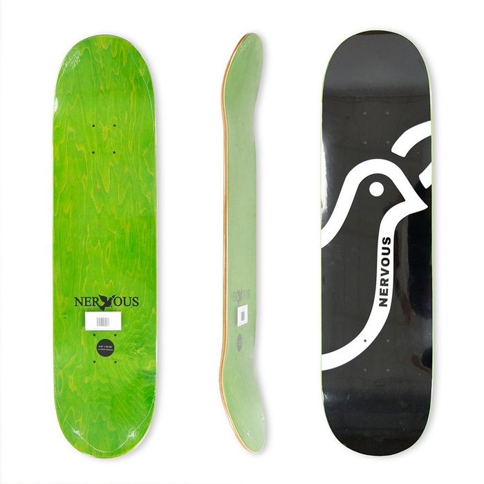 Deck Nervous Icon Medium black SP19 8,25"