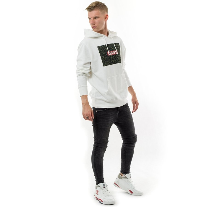 Levi's® Skateboarding sweatshirt hoody Graphic PO Hoodie B SSNL Boxtab white (19491-0081)