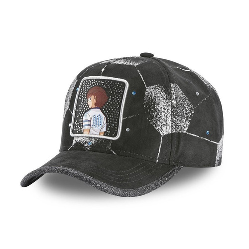 Czapka z daszkiem CapsLab casquettes adulte strapback Captain Tsubasa Numer 10 Nankatsu black / silver