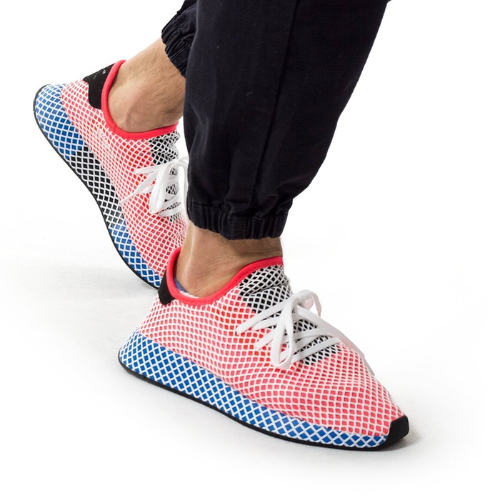 Buty męskie Adidas Originals Deerupt Runner solar red / solar red / bluebird (CQ2624) 40