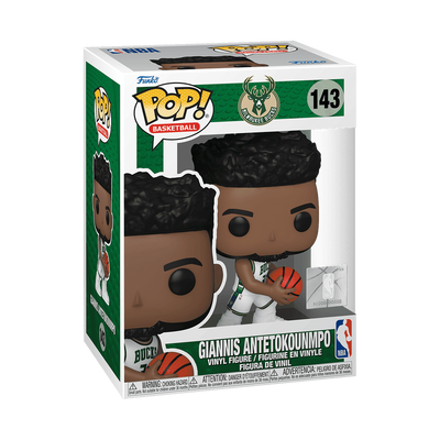Funko Pop Giannis Antetkounmpo Milmwaukee Bucks 2022 white 143