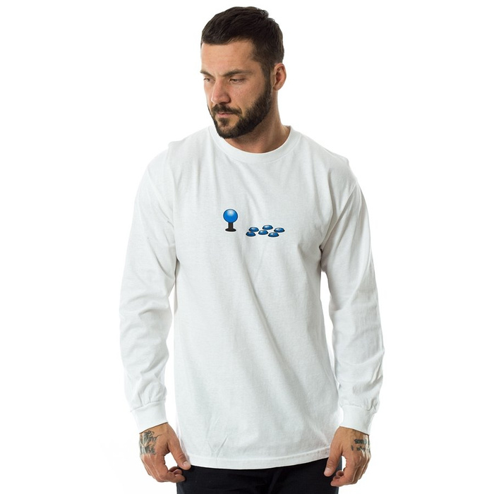 Koszulka męska XLarge longsleeve Street Fighter Alpha Akuma white