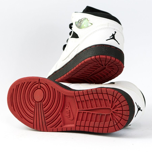 Buty do koszykówki Air Jordan 1 Retro 97 GS white / black - gym red (555075-101) TM