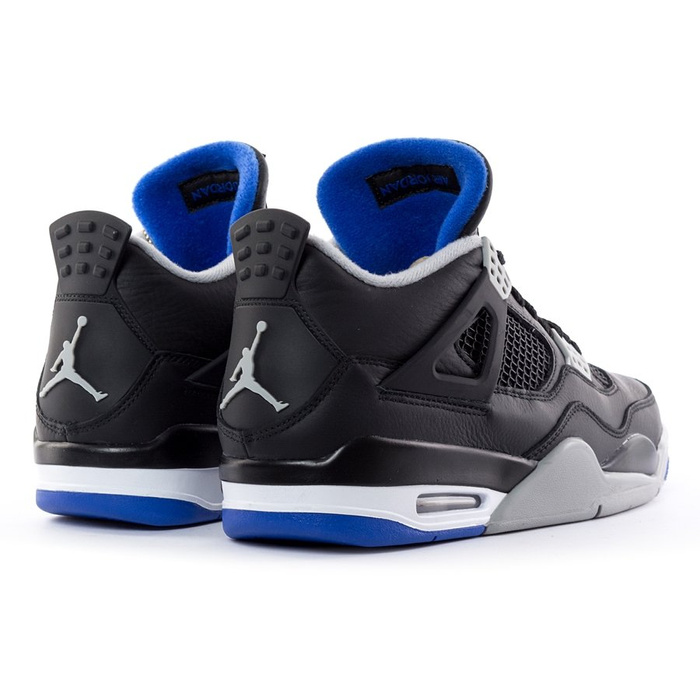 Jordan 4 Retro Motorsport Away black / game royal - matte silver (308497-006) TM