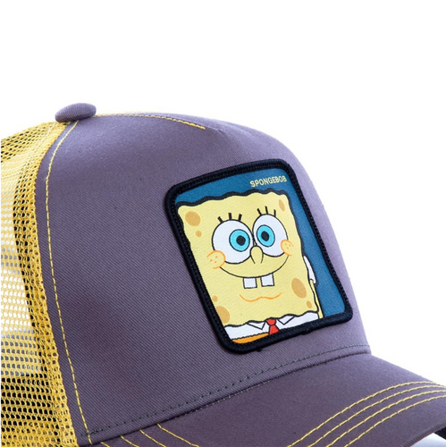 CapsLab casquette trucker SpongeBob SquarePants grey / yellow