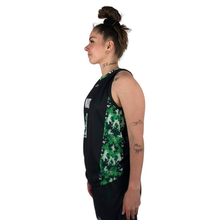 Proton x Melanżowe Akcesoria Tekstylne x MAT Wear WMNS reversible jersey Bottle Camo white / black / camo