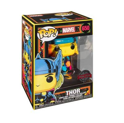 Funko Pop figurka kolekcjonerska Black Light Marvel Thor 650 (special edition)