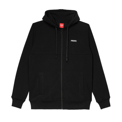 Bluza męska z kapturem Prosto Klasyk Hoody Zip Basic black