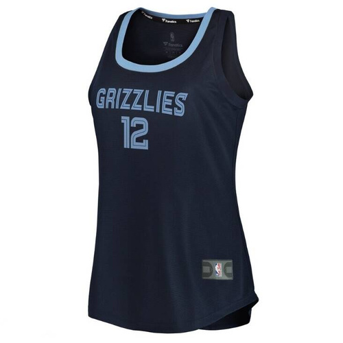 Fanatics koszulka koszykarska damska Women's Fast Break Team Tank Jersey Icon Edition NBA Memphis Grizzlies Ja Morant navy