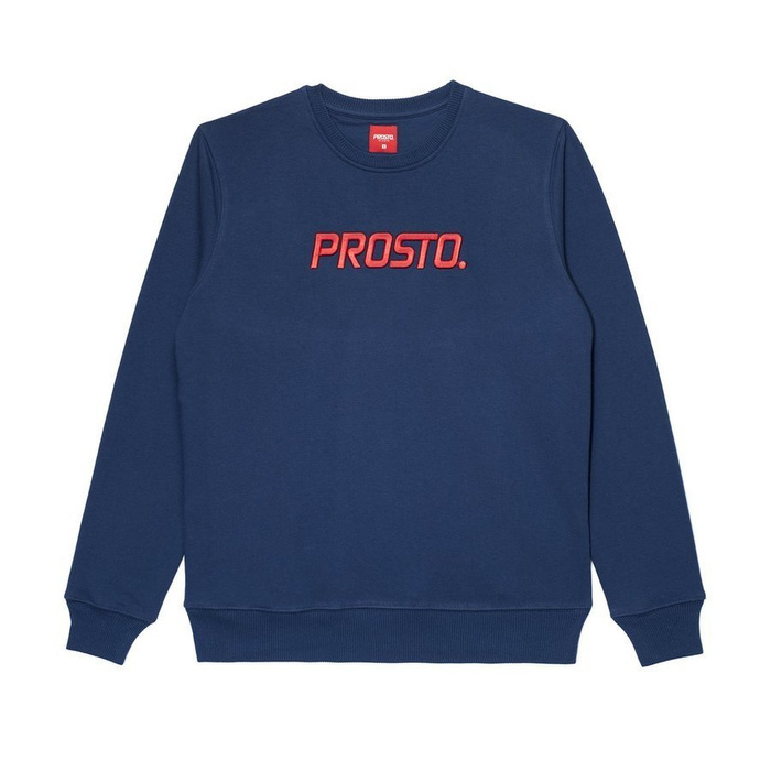 Bluza męska Prosto Klasyk crewneck 3D dark blue