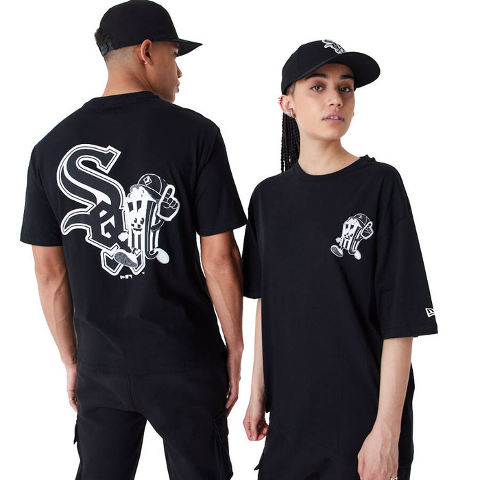 New Era koszulka damska MLB Chicago White Sox Food Graphic black