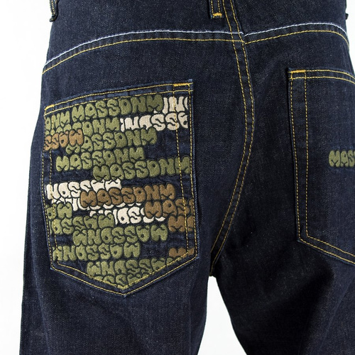 Mass Denim jeans Phat Camo baggy fit rinse