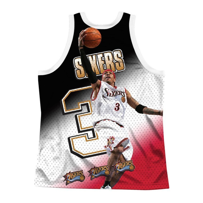 Mitchell and Ness t-shirt NBA Behind The Back Philadelphia 76ers Allen Iverson black / white / red