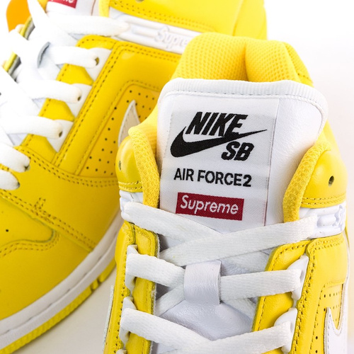 Buty męskie Supreme x Nike SB AF2 Air Force 2 maize yellow (AA0871-717)