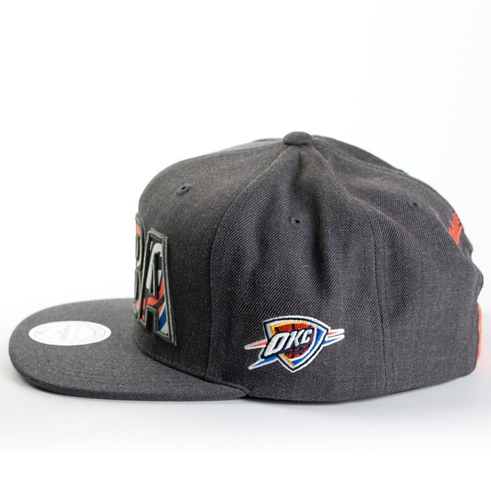 Mitchell and Ness snapback Insider Reflective Oklahoma City Thunder grey