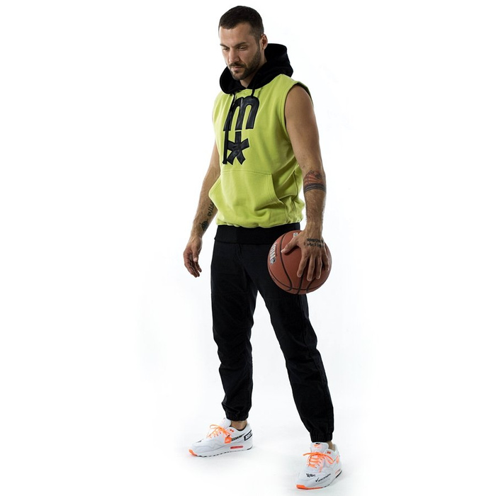 Bluza męska z kapturem MLimited bezrękawnik Vest Company olive / black