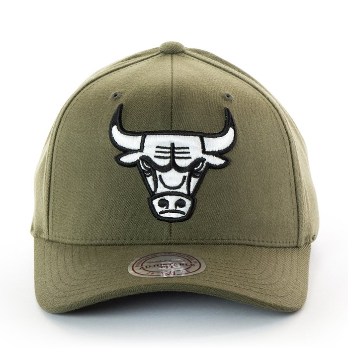 Mitchell and Ness snapback 110 Flexfit Chicago Bulls olive