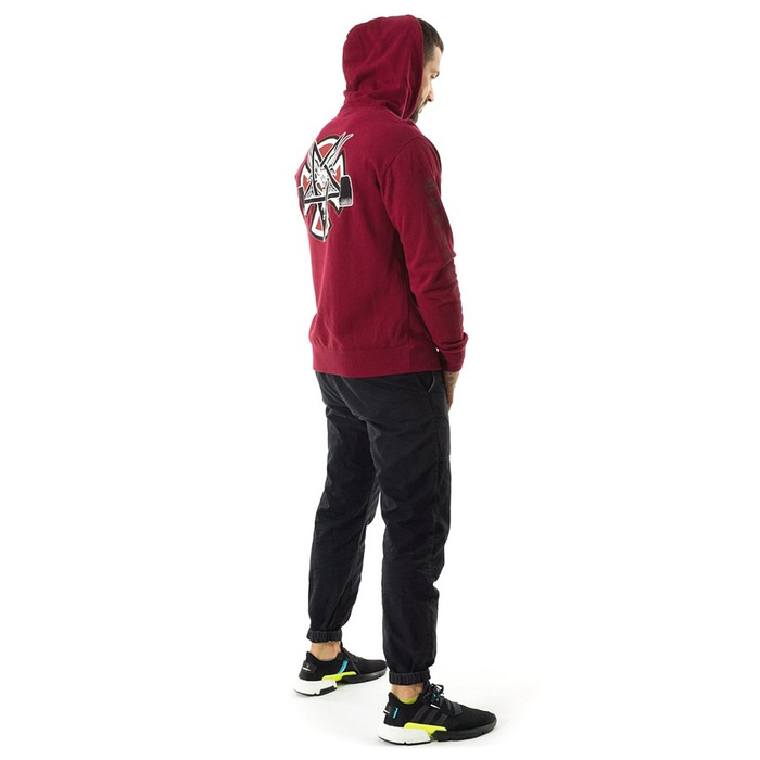 Bluza męska Thrasher X Independent hoody Pentagram Cross red N