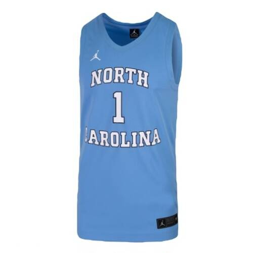Jordan koszulka koszykarska Jersey NCAA North Carolina Tar Heels No.1 blue 