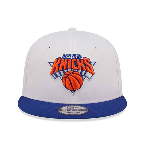 New Era czapka z daszkiem 9FIFTY NBA White Crown New York Knicks white/royal