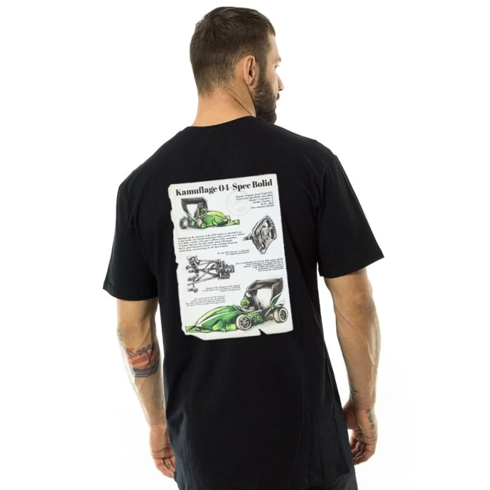 Kamuflage* koszulka męska Formula black