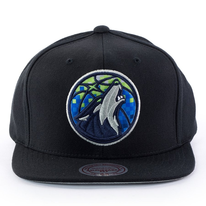 Mitchell and Ness snapback Easy Three Digital XL Minnesota Timberwolves black