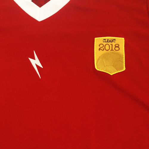 Cleant t-shirt #KolorRoku 2018 red