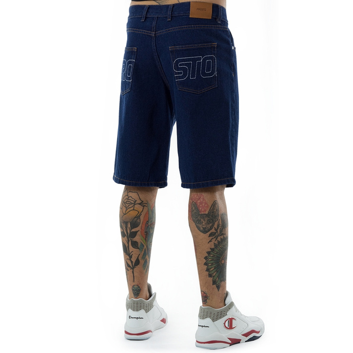 Krótkie spodnie Prosto Klasyk shorts Flavour Cut navy