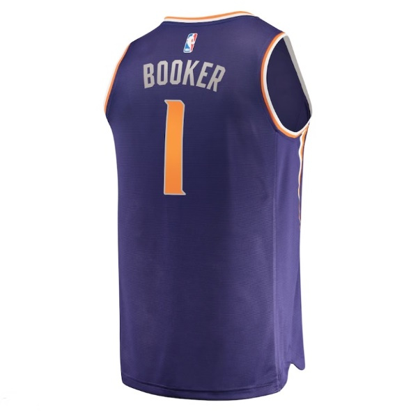 Fanatics koszulka koszykarska Replica Jersey NBA Icon Edition Phoenix Suns Devin Booker purple (kolekcja młodzieżowa)  