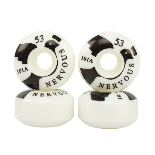Nervous Koła do deskorolek wheels Icon 101A Flat white 4szt. (53mm)