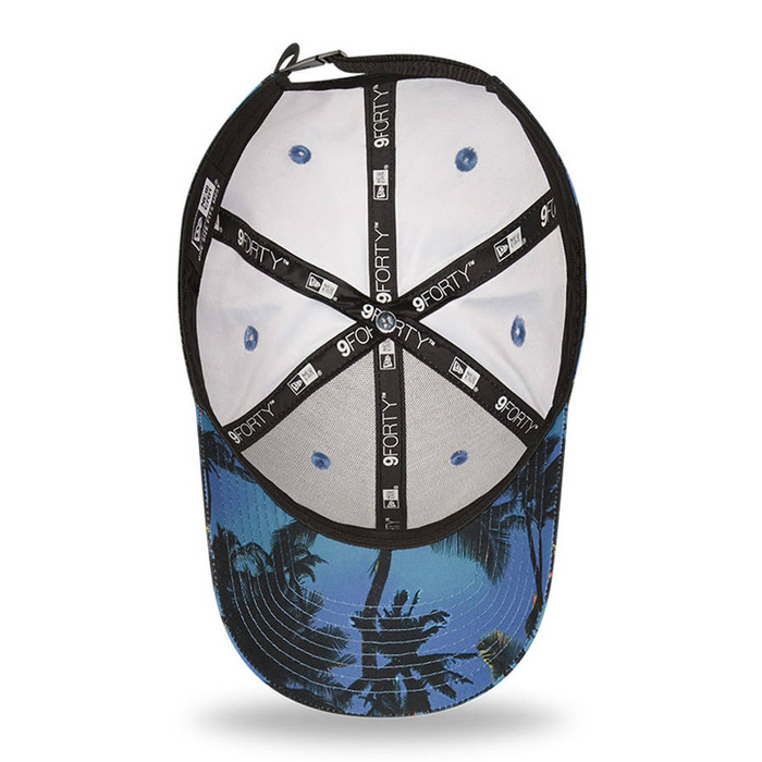 New Era cap 9FORTY Tropical Print blue