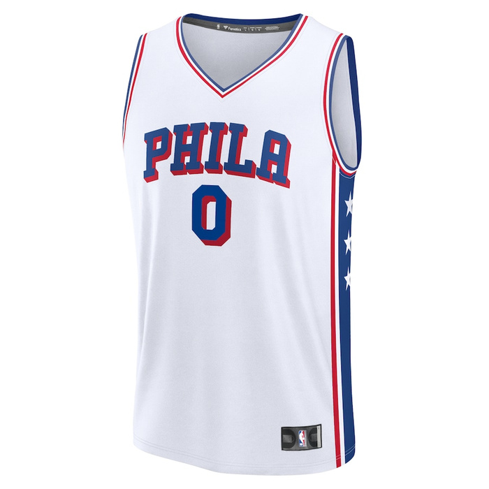 Fanatics koszulka koszykarska Replica Jersey NBA Association Edition Philadelphia 76ers Tyrese Maxey white