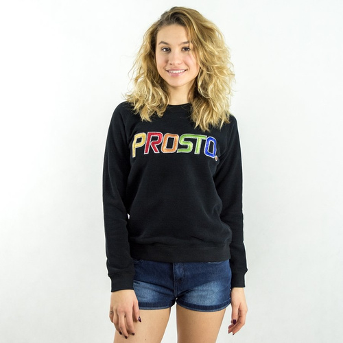 Prosto sweatshirt crewneck WMNS Diamond black