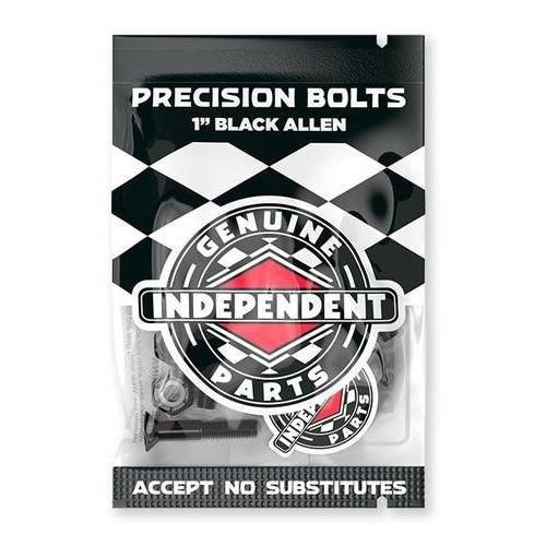 Independent Trucks montażówki do deskorolki Precision Bolts Imbus In black 1"