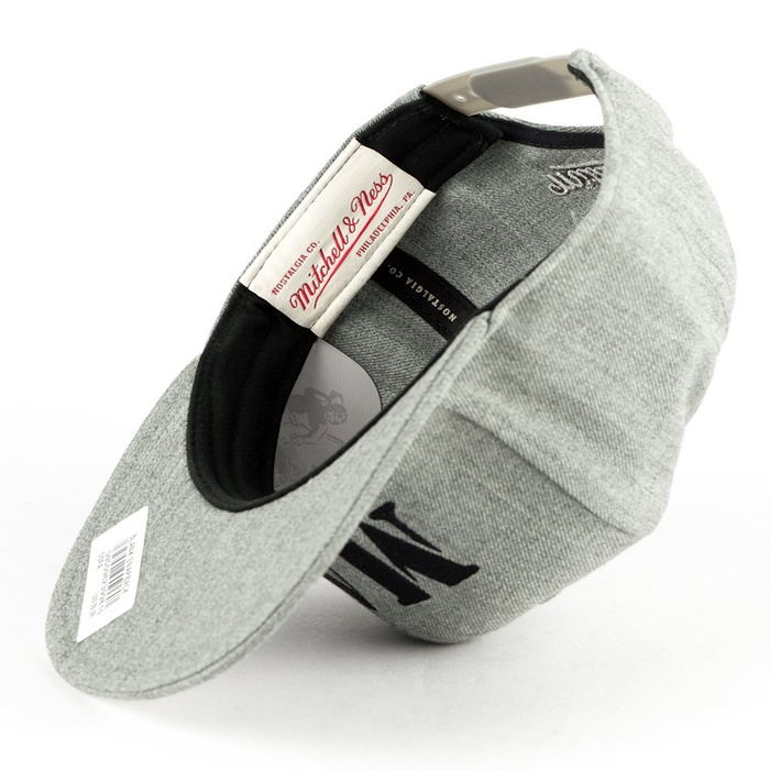 Czapka z daszkiem MAT Wear x Mitchell and Ness snapback MAT Script grey heather / black TM
