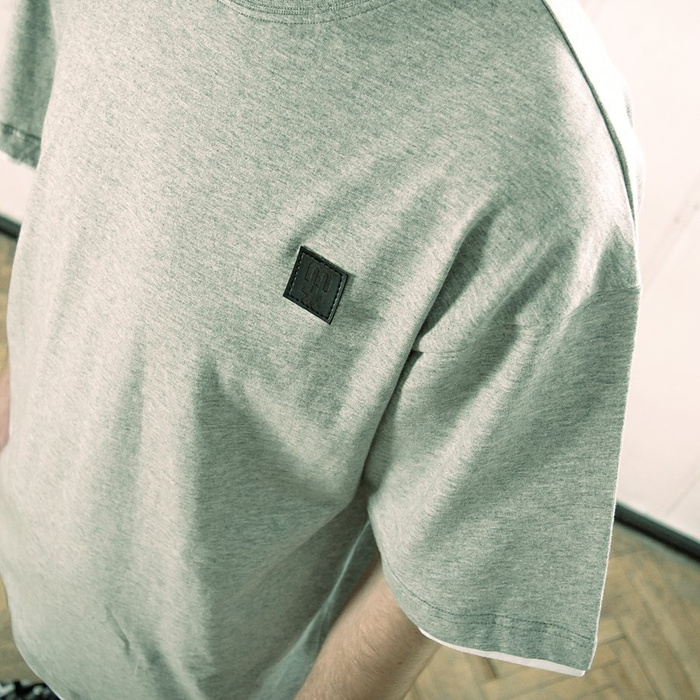 Koszulka MLimited t-shirt Leather Patch Grey