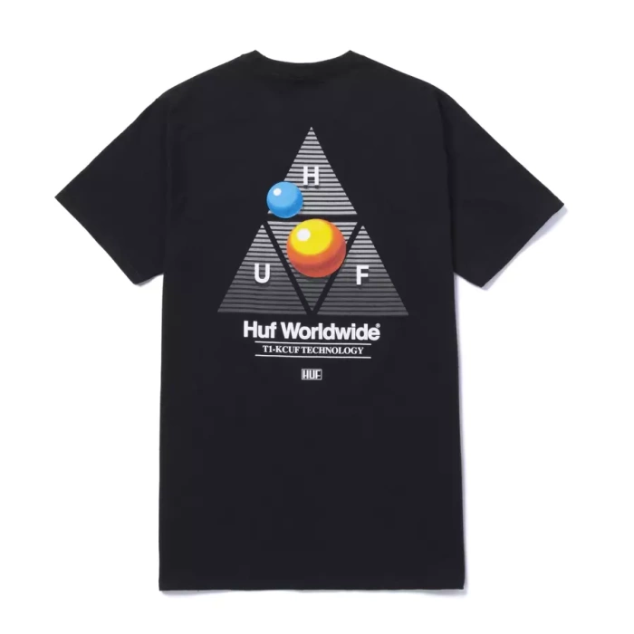 HUF t-shirt WMNS Video Format Triple Traingle black