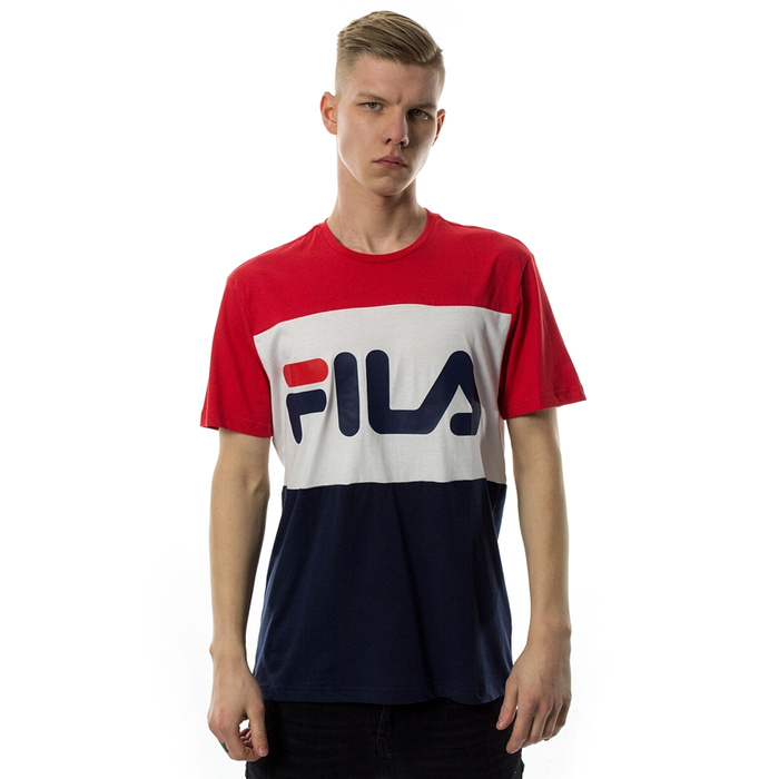 FILA t-shirt Men Day black iris / true red / bright white