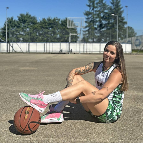 Proton x Melanżowe Akcesoria Tekstylne x MAT Wear WMNS Reversible Jersey & Shorts Bottle Camo white / black / camo